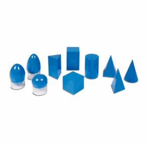 Set corpuri geometrice solide - original Montessori - Nienhuis