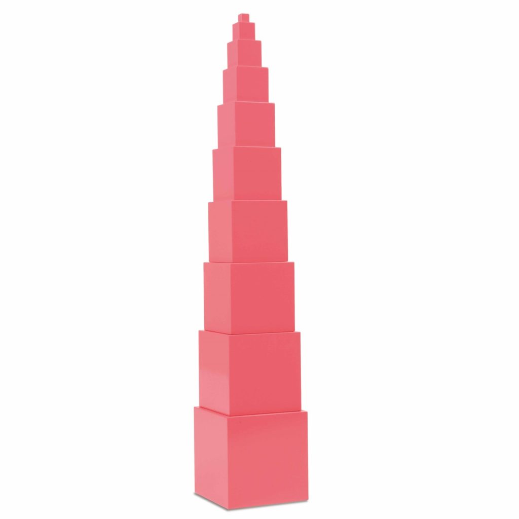 Turnul roz - original Montessori - Nienhuis