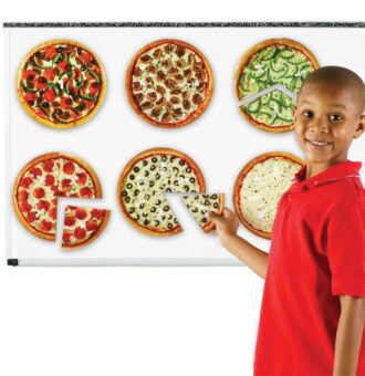 Pizza fractiilor cu magneti - Pentru clasa - Learning Resources