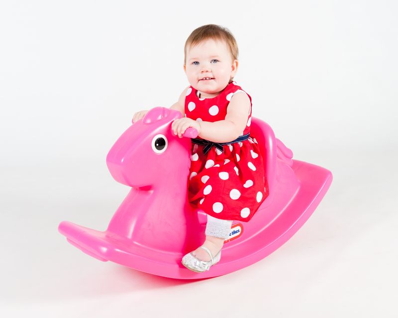 Balansoar Calut Roz-Little Tikes-ROCKING HORSE-LT400G0 prin Didactopia by Evertoys
