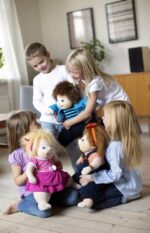 Emil - Papusa XL copii - cusuta manual - terapeutica - Original Rubens Barn