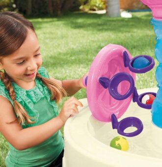 Masuta De Joaca Roz Cu Apa - Spirala-Little Tikes-SAND AND WATER TABLES-LT17376 prin Didactopia by Evertoys