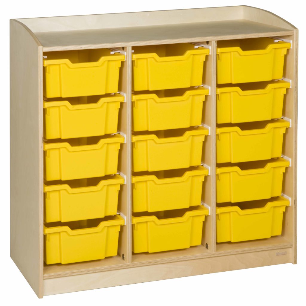 Cabinet: 15 Trays (101 cm)-produs original Nienhuis Montessori-prin Didactopia by Evertoys