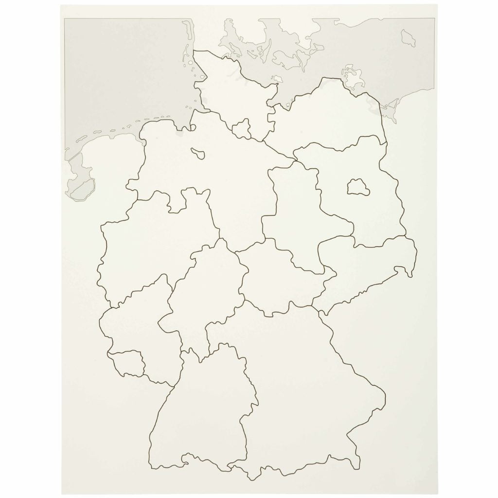 Control Map Puzzle Map Germany (German version)-produs original Nienhuis Montessori-prin Didactopia by Evertoys