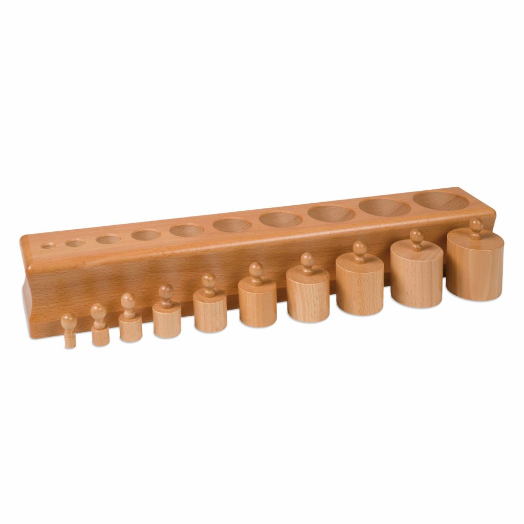 Cylinder Block No. 1-produs original Nienhuis Montessori-prin Didactopia by Evertoys