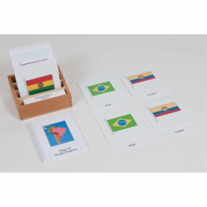Flags Of South America-produs original Nienhuis Montessori-prin Didactopia by Evertoys