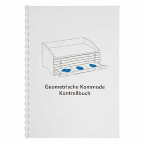 Kontrollbuch für die geometrische Kommode (German version)-produs original Nienhuis Montessori-prin Didactopia by Evertoys