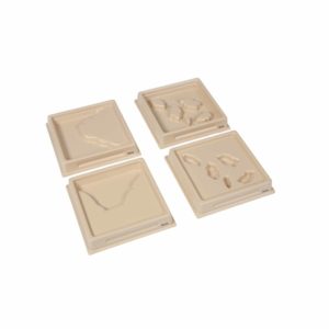 Land And Water Form Trays: Set 2-produs original Nienhuis Montessori-prin Didactopia by Evertoys