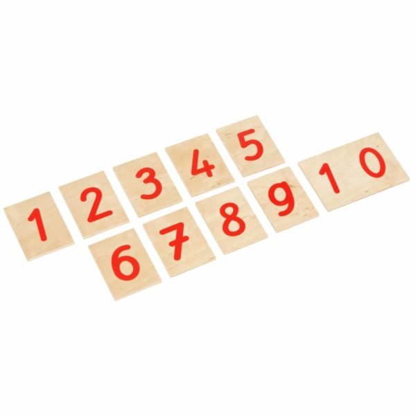 Printed Numerals: International Version-produs original Nienhuis Montessori-prin Didactopia by Evertoys