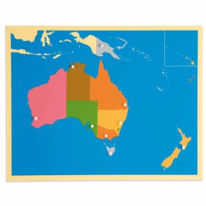 Puzzle Map: Australia-produs original Nienhuis Montessori-prin Didactopia by Evertoys