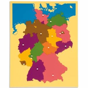 Puzzle Map: Germany-produs original Nienhuis Montessori-prin Didactopia by Evertoys