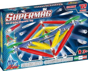 SUPERMAG CLASSIC PRIMARY - SET CONSTRUCTIE 72 PIESE - Supermag - prin Didactopia by Evertoys