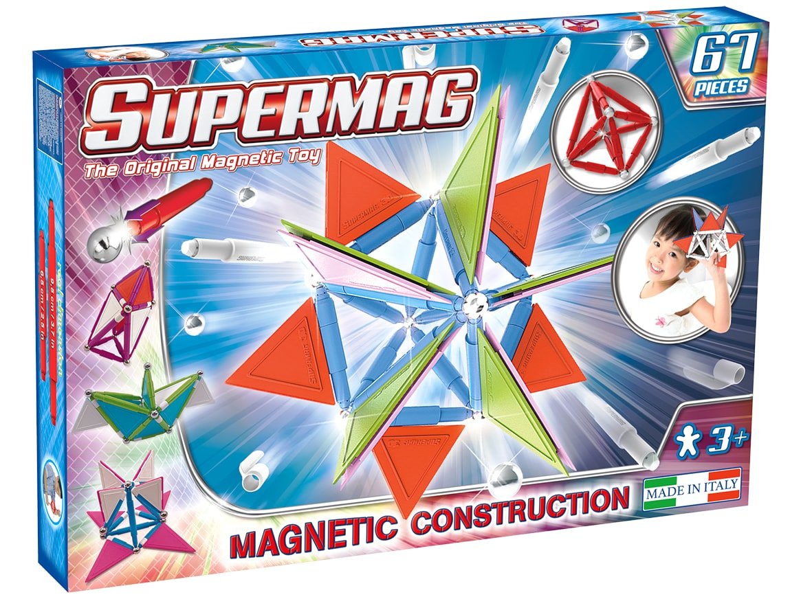 Set Constructie Trendy 67 Piese - Supermag - prin Didactopia by Evertoys