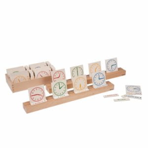 The Clock Exercise-produs original Nienhuis Montessori-prin Didactopia by Evertoys