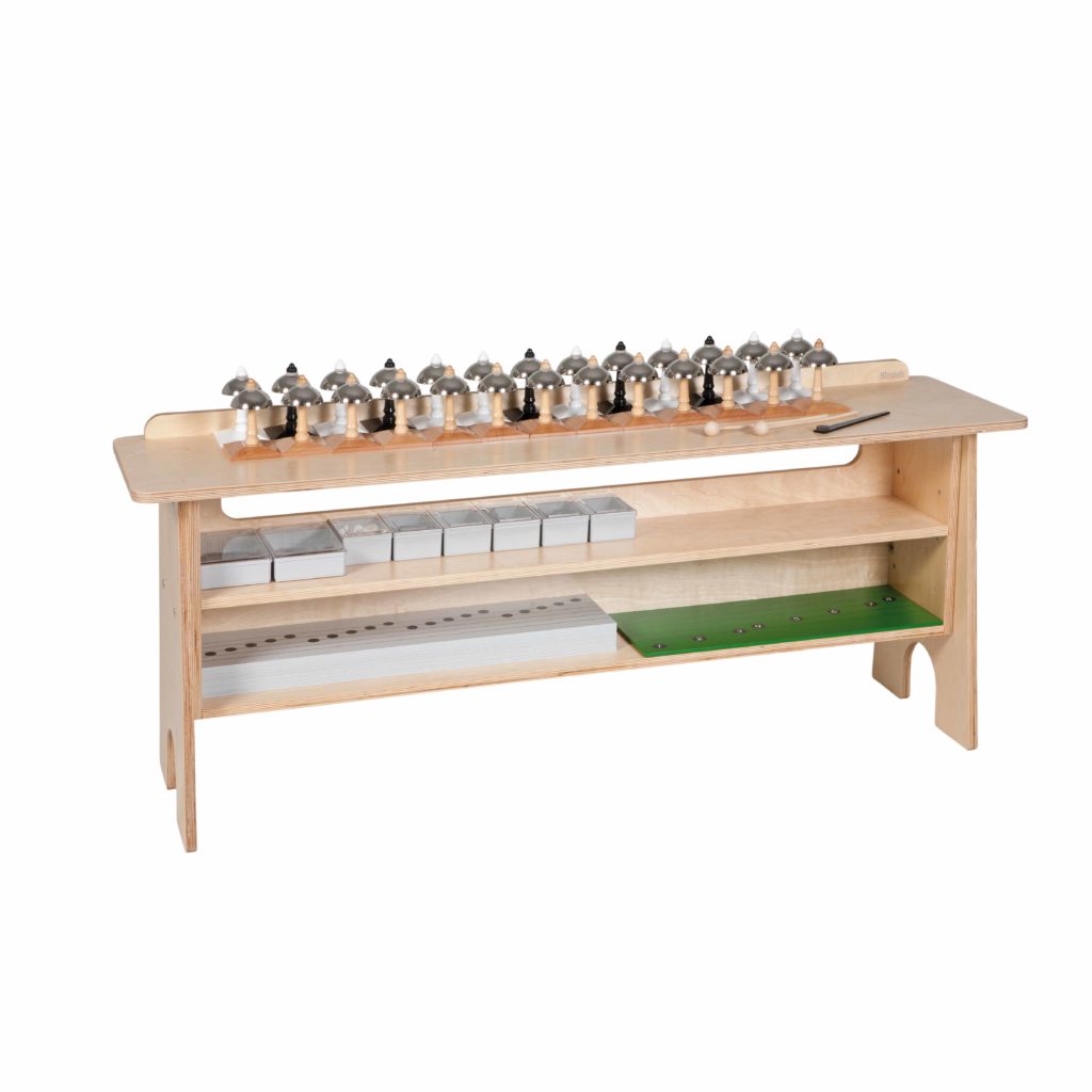 Tone Bar / Bell Cabinet-produs original Nienhuis Montessori-prin Didactopia by Evertoys