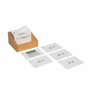 Unit Division Board Activity Set (German version)-produs original Nienhuis Montessori-prin Didactopia by Evertoys