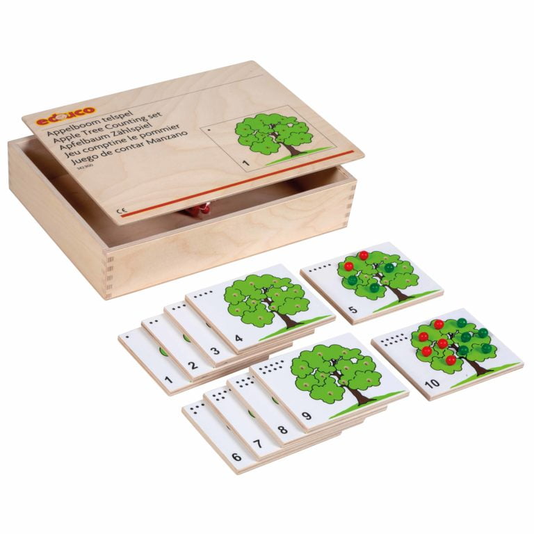 Apple tree counting game-produs original Educo / Jegro -prin Didactopia by Evertoys