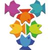 Puzzle tip Mandala - Pestisorii colorati - Joc asociere si potrivire - Haba Education