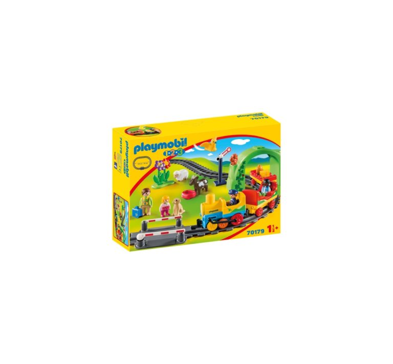 1.2.3 TREN CU STATIE-Playmobil-1.2.3-PM70179