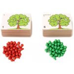Numără merele – Numere de la 1 la 10 - joc educativ lemn copii - Toys for Life prin Didactopia 2