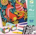 Fantezie în pădure - Atelier de colorat cu efecte 3D - Inclusiv 7 carioci