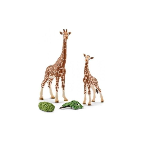 Colectie Wild Life - Girafa cu pui - figurine Schleich