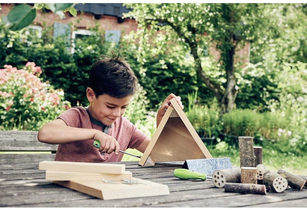 Hotel pentru insecte - Set bricolaj lemn - Activităţi outdoor copii - Terra Kids HABA prin Didactopia 2