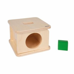 Imbucare Box With Rectangular Prism-produs original Nienhuis Montessori-prin Didactopia by Evertoys