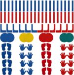 Marcaje podea - Forme diverse - Set de 76 piese - Aderenta mare fara adeziv 2