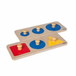 Multiple Shape Puzzle Set-produs original Nienhuis Montessori-prin Didactopia by Evertoys