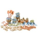 Set mare forme pentru nisip - 50 de piese din BIOplastic - Dantoy