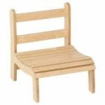 Slatted Chair: Low-produs original Nienhuis Montessori-prin Didactopia by Evertoys