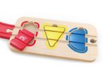 Trenuleţ lemn bebe - Traseul curcubeului - Circuit cu efecte sonore şi activităţi cognitive - Hape 2