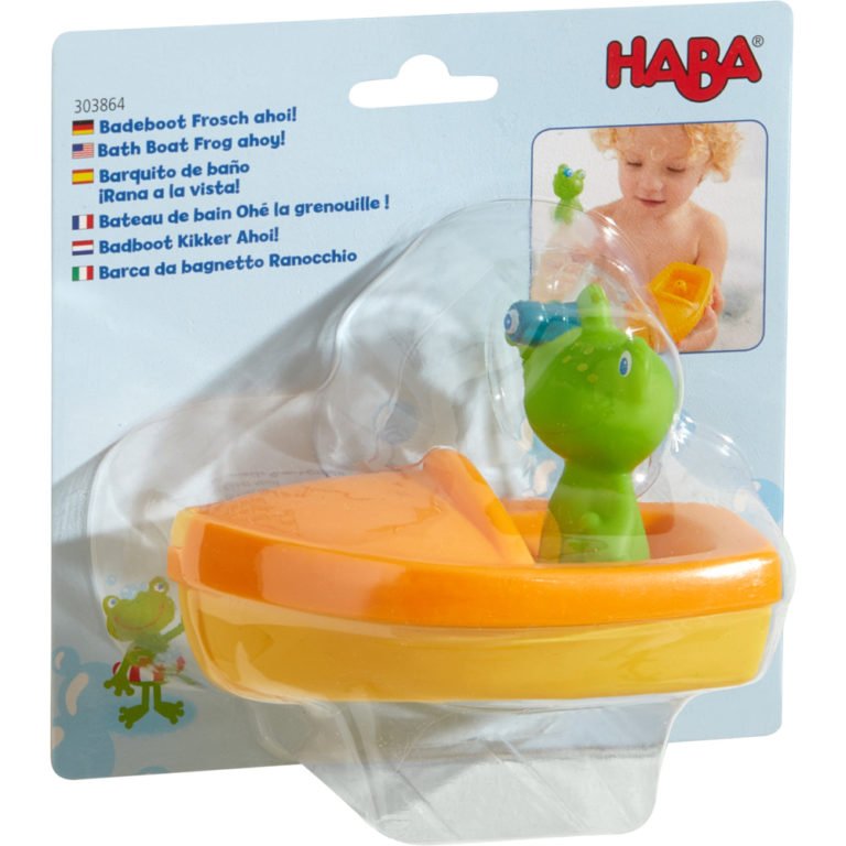 Broscuța marinar cu barcuță - Jucării pentru baie - HABA by Didactopia 4