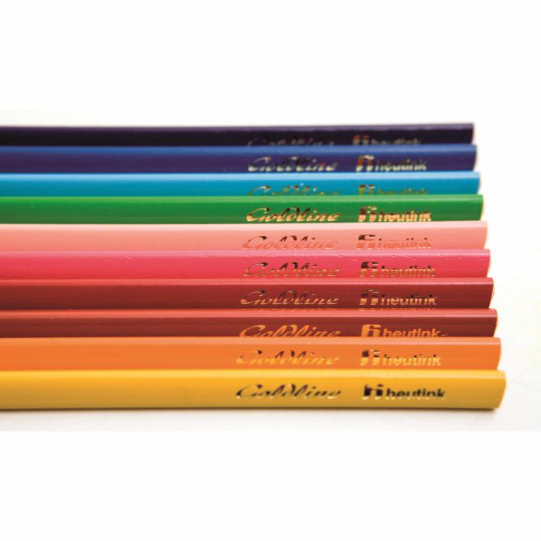Jumbo Crayons triangular Goldline - Heutink - Carton of 12 - Assorted colours-Educo-prin Didactopia by Evertoys
