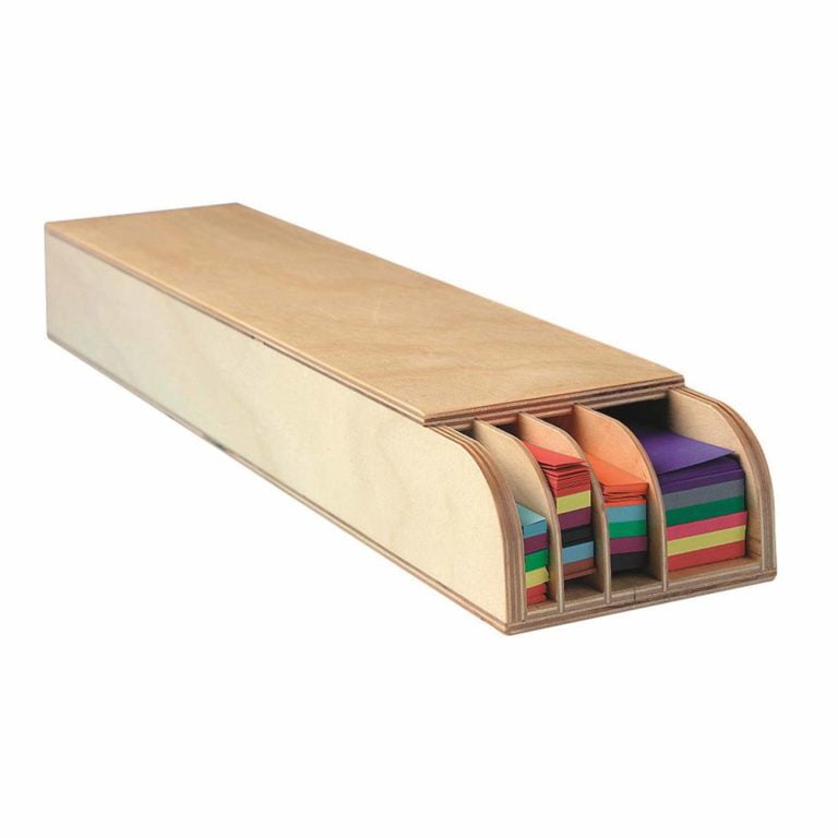 Weaving strips display - Wood-Educo-prin Didactopia by Evertoys