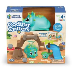 Coding Critters - Dinozaurii neastamparati - Jucarie STEM si coding copii - Learning Resources UK