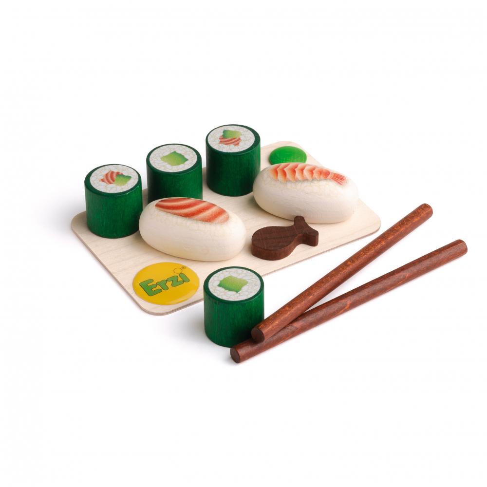 Announcement lid Accord Sushi - Set alimente lemn de jucărie pentru copii - Didactopia