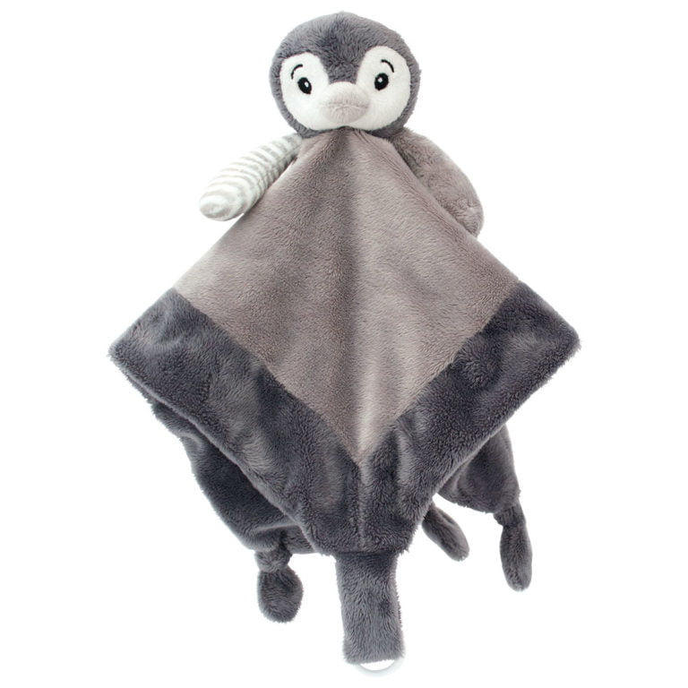 Pinguin - Păturică Bebe de îmbrăţişat - Baby Security Blanket - Schmusedecke - My Teddy Original in Romania prin Didactopia