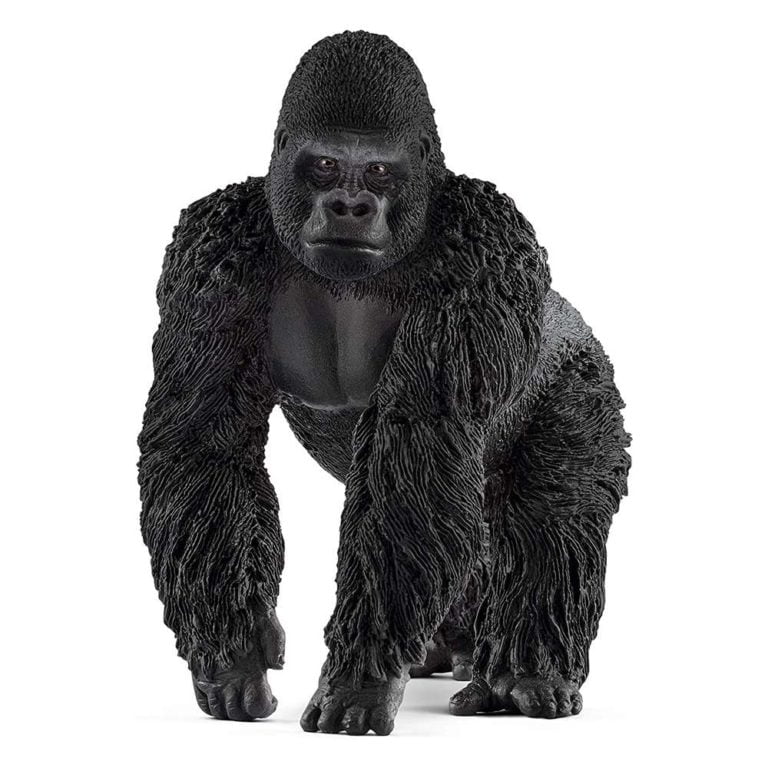 Gorila mascul 14770 - Wild Life - Figurina originala Schleich - Didactopia