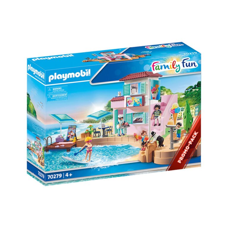 MAGAZIN DE INGHETATA PE PLAJA-Playmobil-Family Fun-PM70279