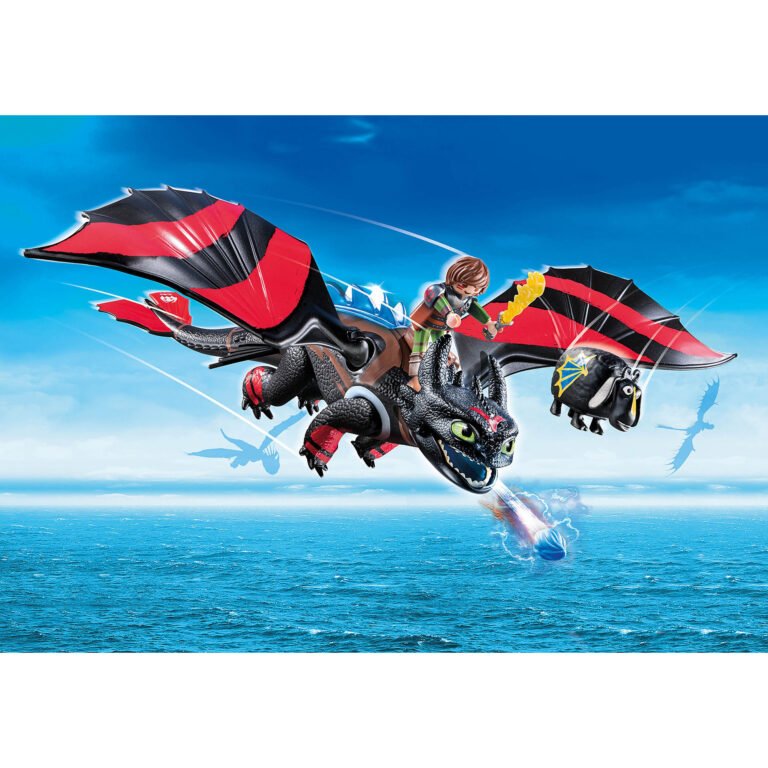 DRAGONS CURSA DRAGONILOR: HICCUP SI TOOTHLESS-Playmobil-Dragons IV-PM70727
