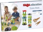 Ridică turnul... cu cleştele! - Joc dexteritate, motricitate şi construcţie