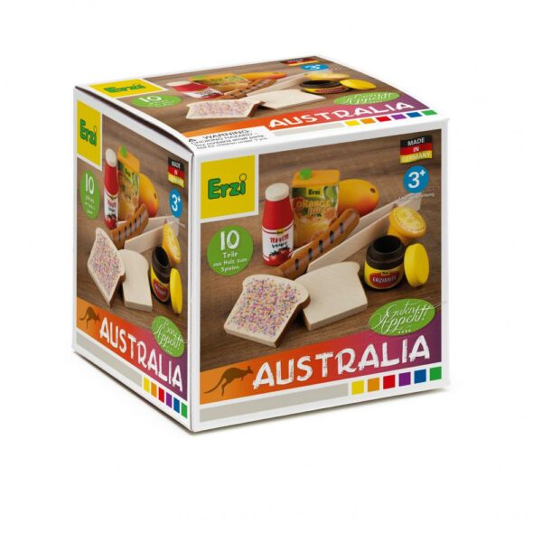Set alimente lemn de jucărie pentru copii - Australia - Erzi by Didactopia 1