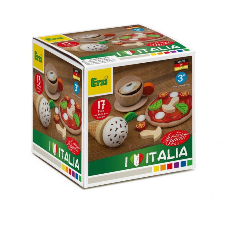 Set alimente lemn de jucărie pentru copii - Italia - Erzi by Didactopia 1