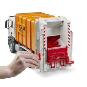 BRUDER - CAMION GUNOI MAN TGS CU INCARCARE IN SPATE-Vehicule Originale Bruder-BR03762