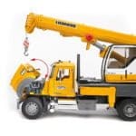 BRUDER - CAMION MACK GRANITE LIEBHERR CU MACARA-Vehicule Originale Bruder-BR02818