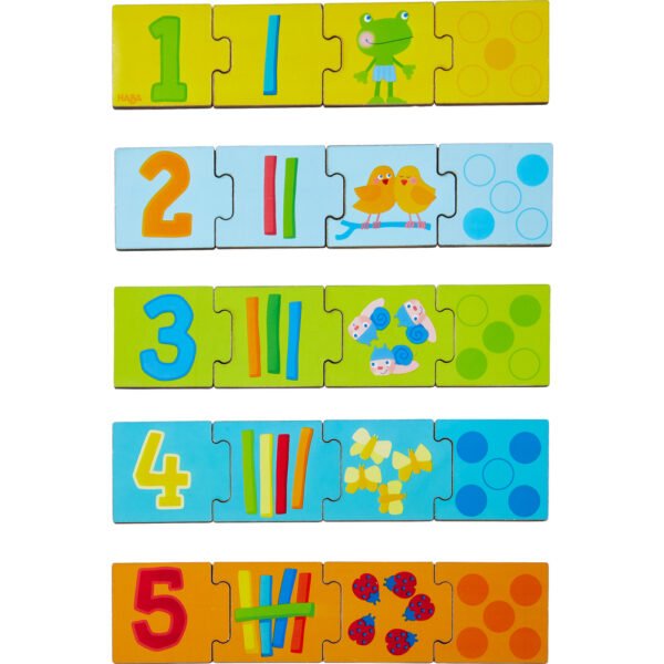 Joc de potrivire și asociere de tip puzzle – Numerele - Haba prin Didactopia 3
