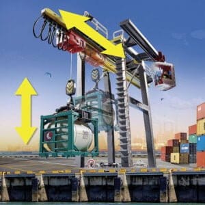 MACARA DE MARFA CU CONTAINER-Playmobil-City Action-PM70770