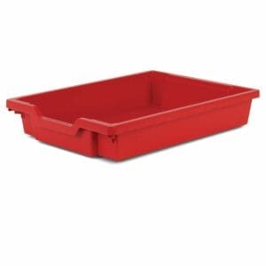 Sertar 7 cm inaltime - Shallow - Tomato Red - Original Gratnells F1 prin Didactopia